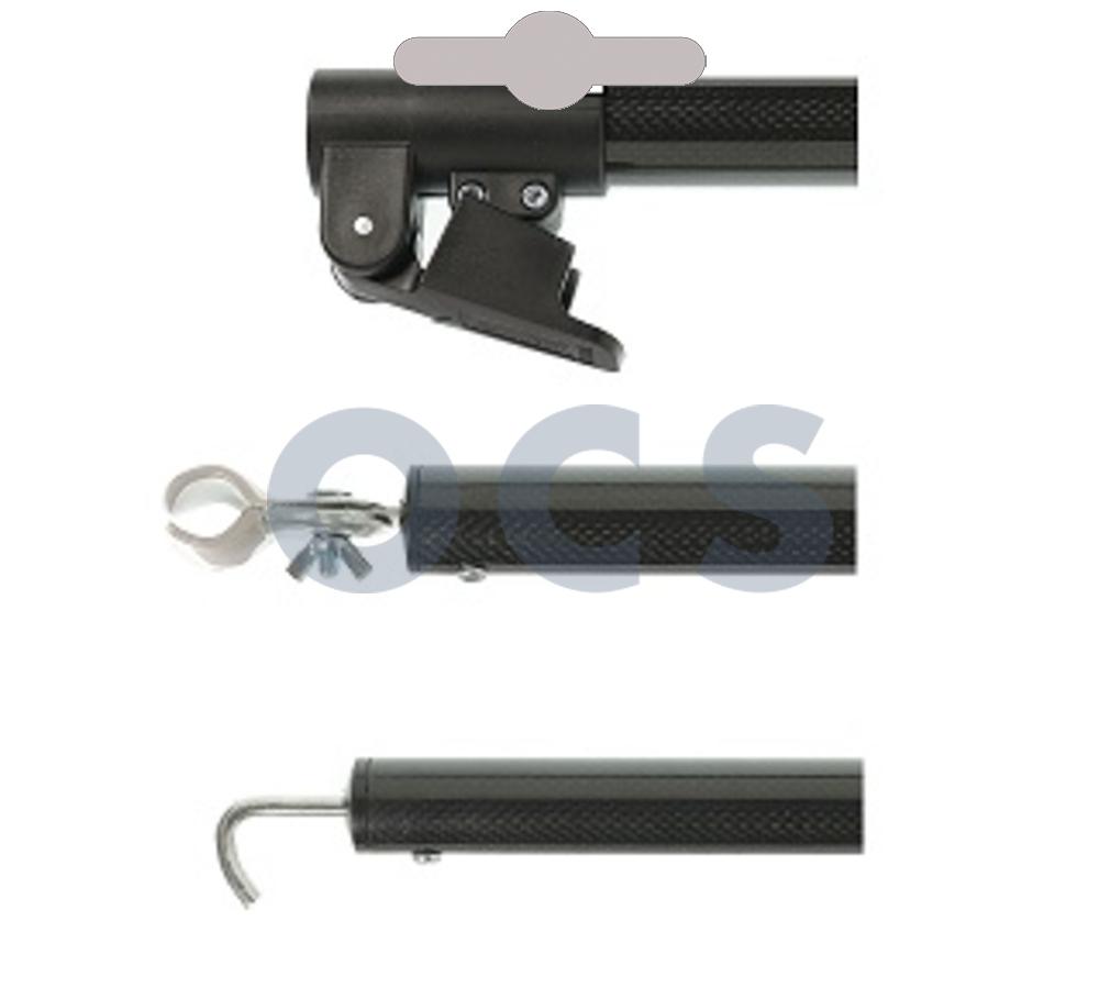 Campking extra dakligger 28/25 mm. 170-260cm carbon