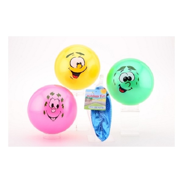 John Toy Outdoor Fun Speelbal Smiley