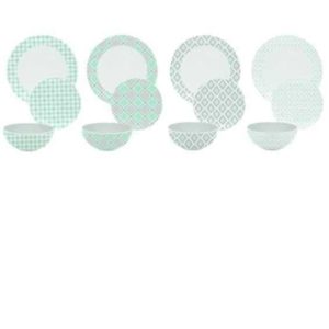 Melamine servies Milda 12-delig