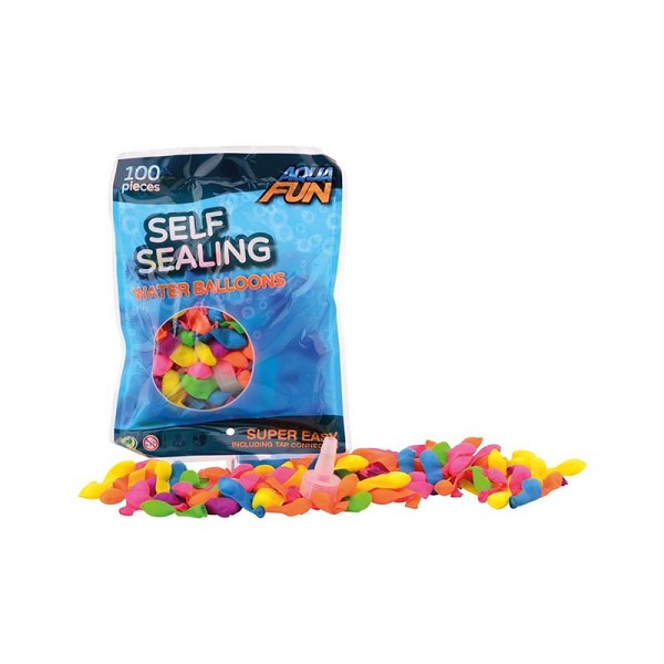 John Toy Aqua Fun 100 zelfsluitende waterbommen in zak