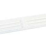 ventilatierooster wit opbouw 25 x 7 centimer