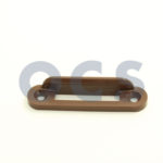 Sluithaak voor toilet deur slot bruin