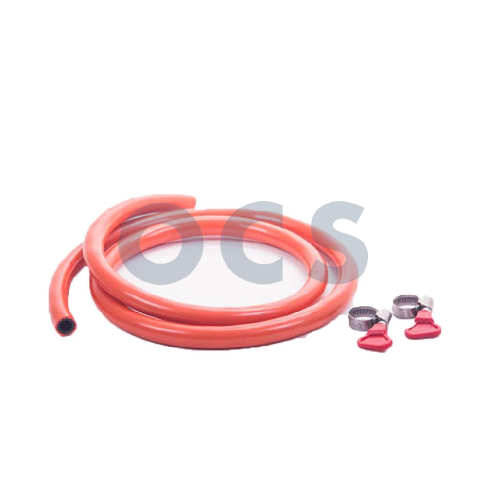 Gasslang 1.5m + 2 slangklemmen >2026