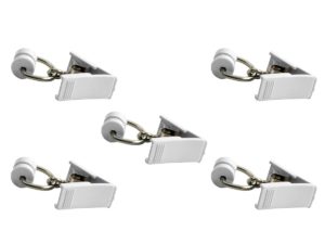 Gordijnrunner met knijper à 5 stuks