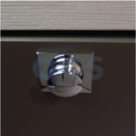 Drukknop met Vierkante Plaat