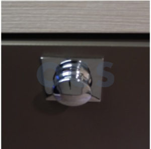 Drukknop met Vierkante Plaat