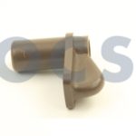 Bladvergrendeling enkel bruin à 2 st.