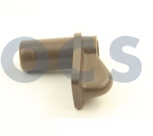 Bladvergrendeling enkel bruin à 2 st.