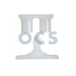 Polysnapper kunststof Wit à 2 stuks