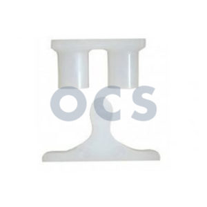 Polysnapper kunststof Wit à 2 stuks