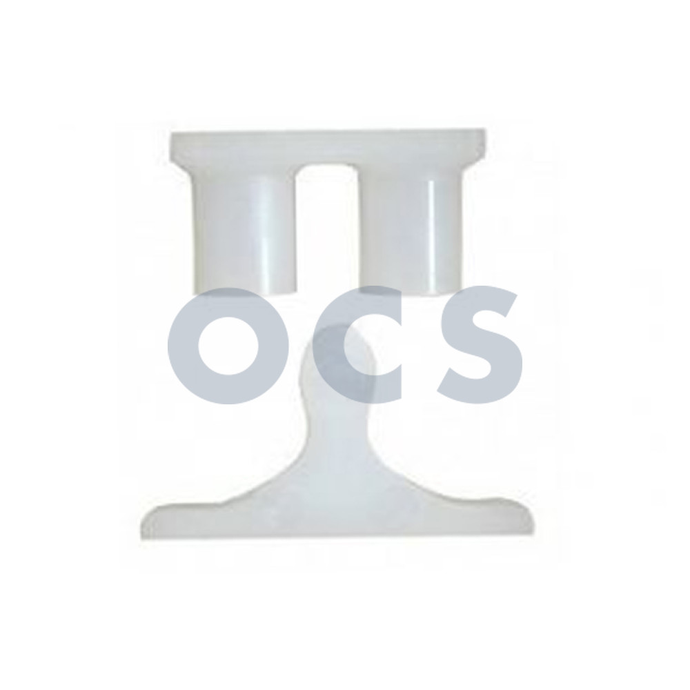 Polysnapper kunststof Wit à 2 stuks