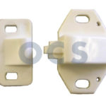 Rolsnapper kunststof Wit à 2 stuks