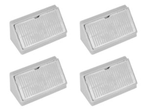 Hoekverbinder met afwerkkapje grijs