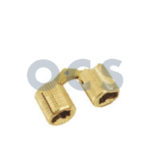 Cylinder scharnier 10mm koper à 2 st.