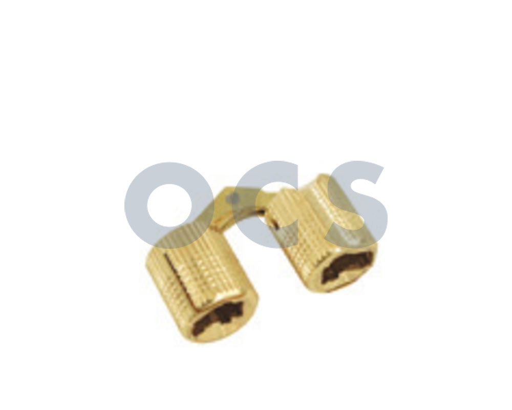 Cylinder scharnier 10mm koper à 2 st.