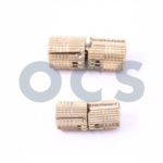 Cylinder scharnier 12mm koper à 2 st.