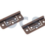 Scharnier Vlak Brons 63x25mm 2st.