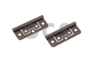 Scharnier Vlak Brons 63x25mm 2st.