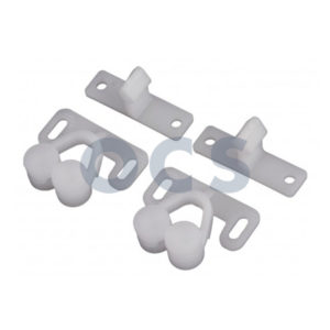 Dubbele snapper kunststof à 2 st.