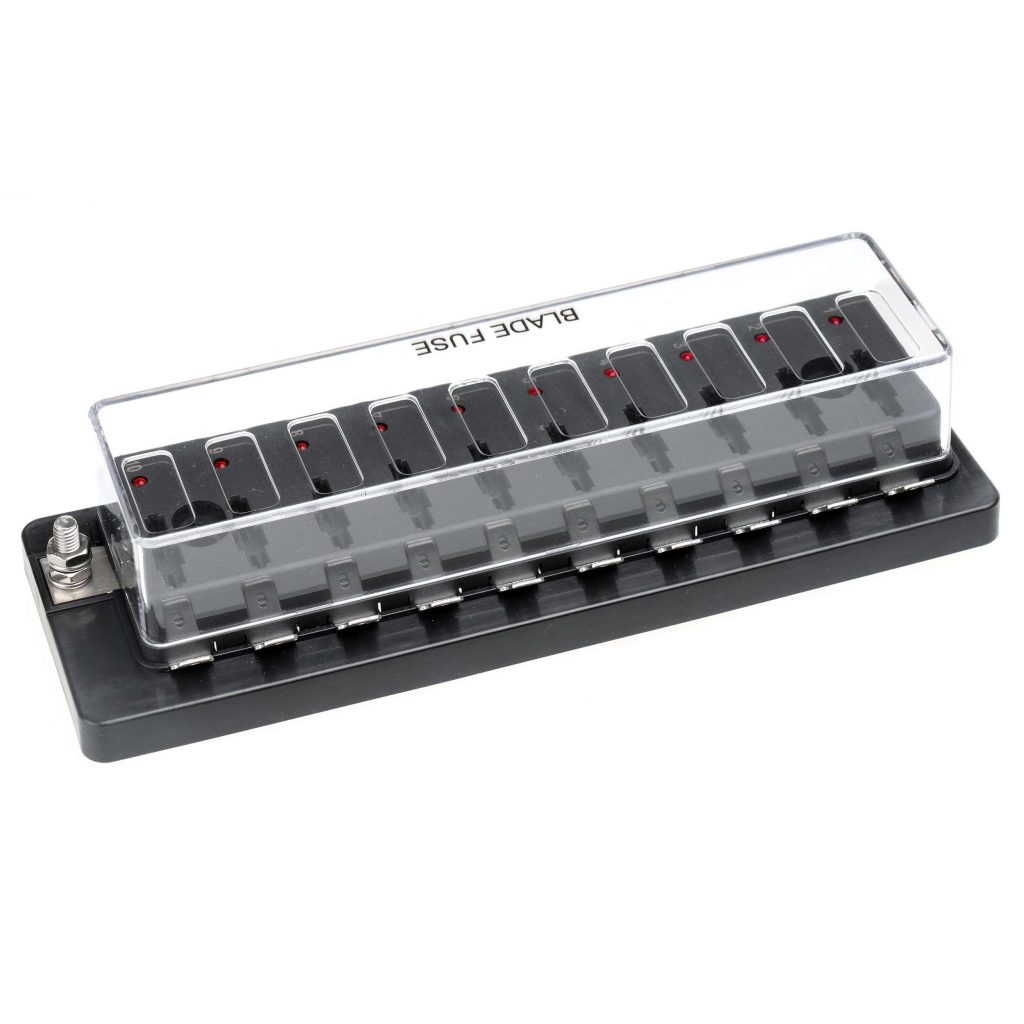 ATO zekeringhouder + 10 leds