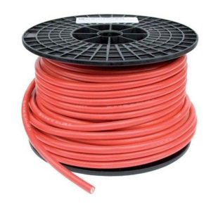 DG Rubber Dubbel Geïsoleerde kabel rood