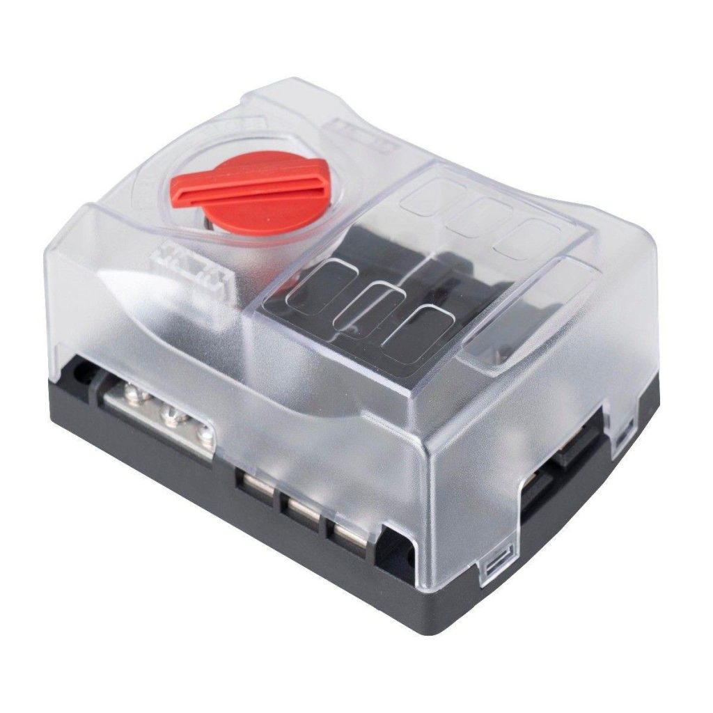 DG Rubber ATO steekzekeringhouder + 6 leds