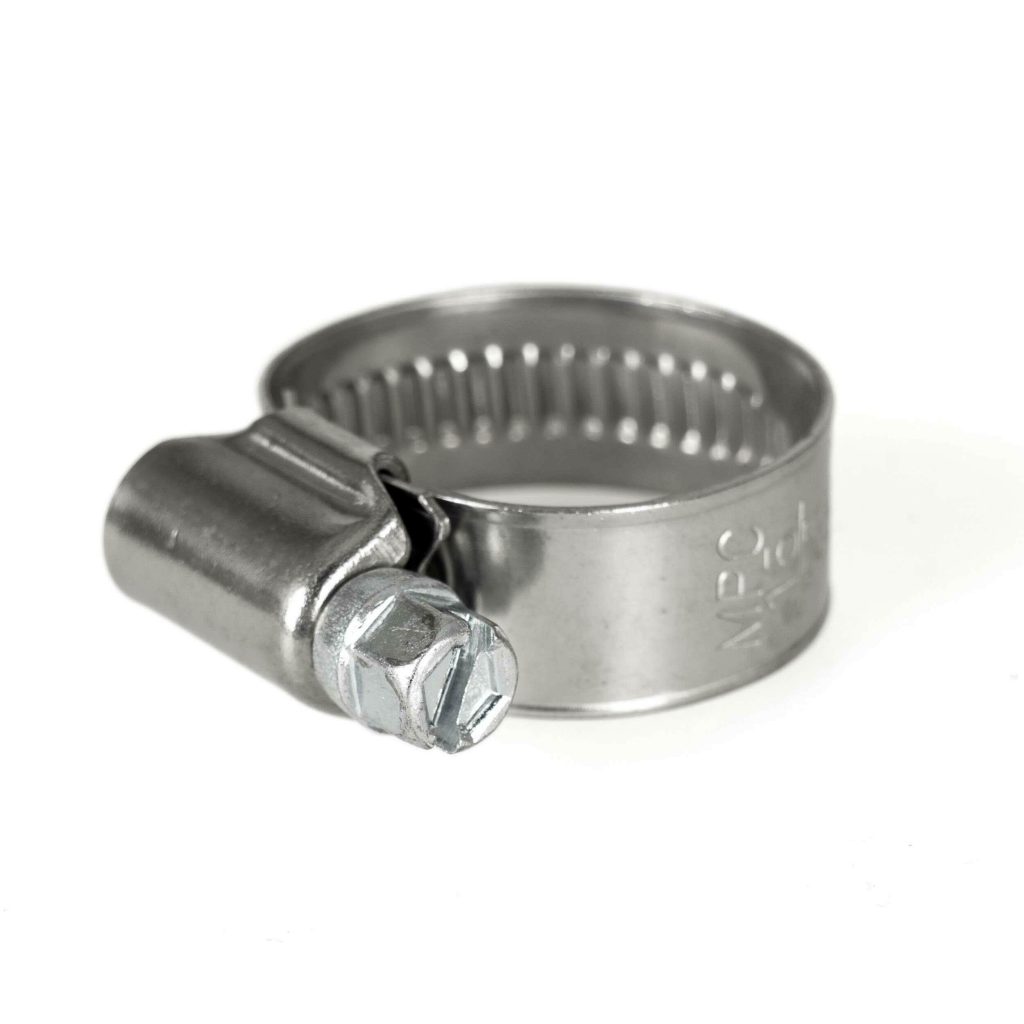 DWS Wormschroefklem RVS