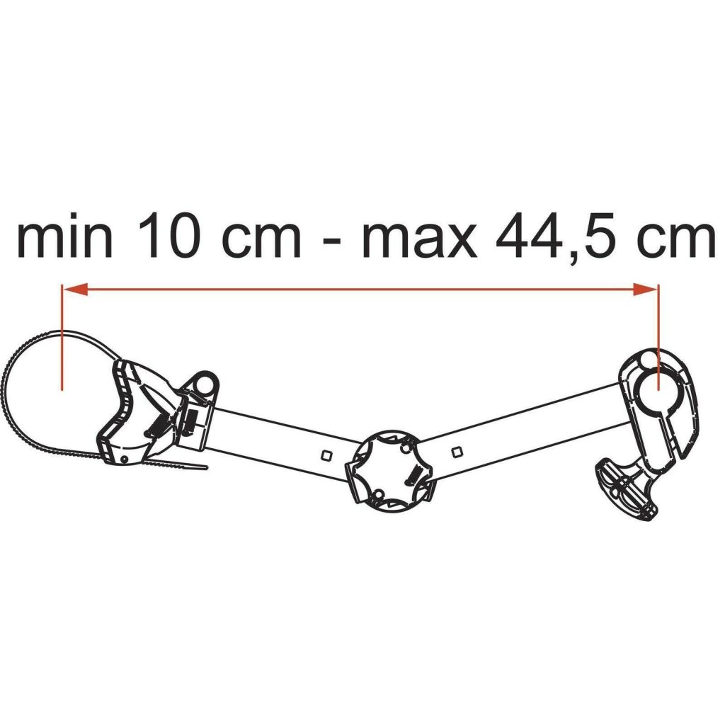 Fiamma Bike-Block Pro S D1 fietsklem deep black