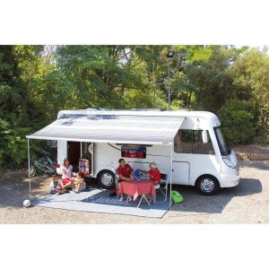 Fiamma F45 S 350 cassetteluifel polar white - royal blue