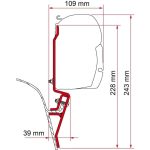 Fiamma Kit F45 VW T3 adapter