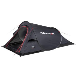 High Peak Campo pop up tent black