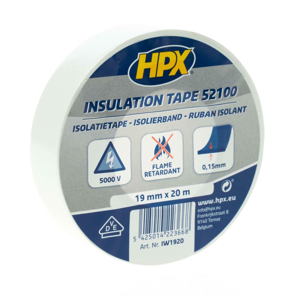 HPX PVC VDE isolatietape 19 mm x 20 meter