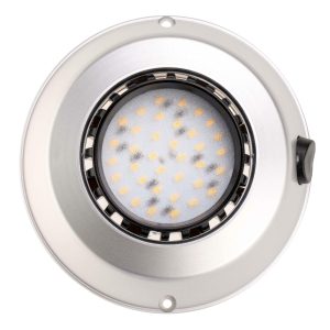 Marine LED Cor opbouwspot met schakelaar matt zilver