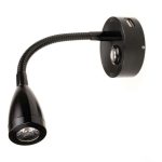 Marine LED Mini Flex USB led opbouwspot zwart