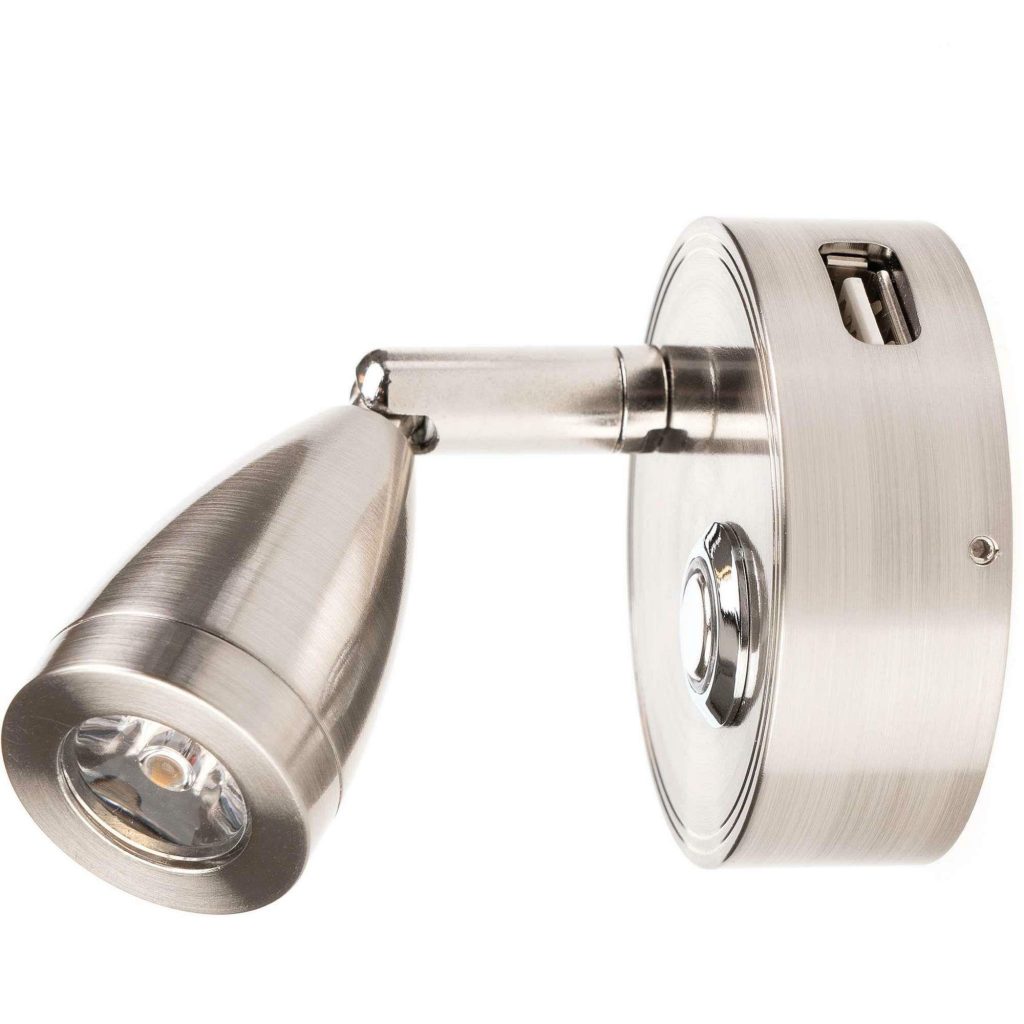 Marine LED Mini led opbouwspot satin nickel