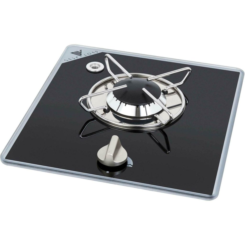 Navy Load 1-pits kookplaat met glasplaat