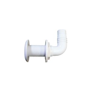 Nuova Rade tankdoorvoer haaks 25 mm wit