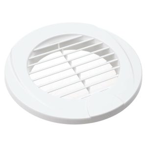 Nuova Rade Ventilatierooster rond 76 mm wit