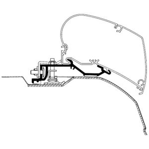 Thule Omnistor Fiat Ducato H2L2 adapter