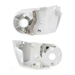 Thule 5200 eindplaat met draaimechanisme links white De Thule Omnistor LH endplate assy wordt gemonteerd in het binnenwerk van de Thule Omnistor 5200 luifel.