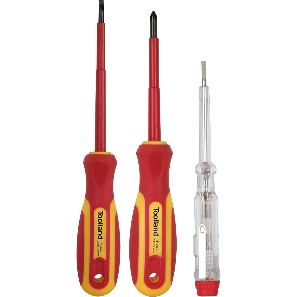 Toolland schroevendraaiers- en spanningzoekerset