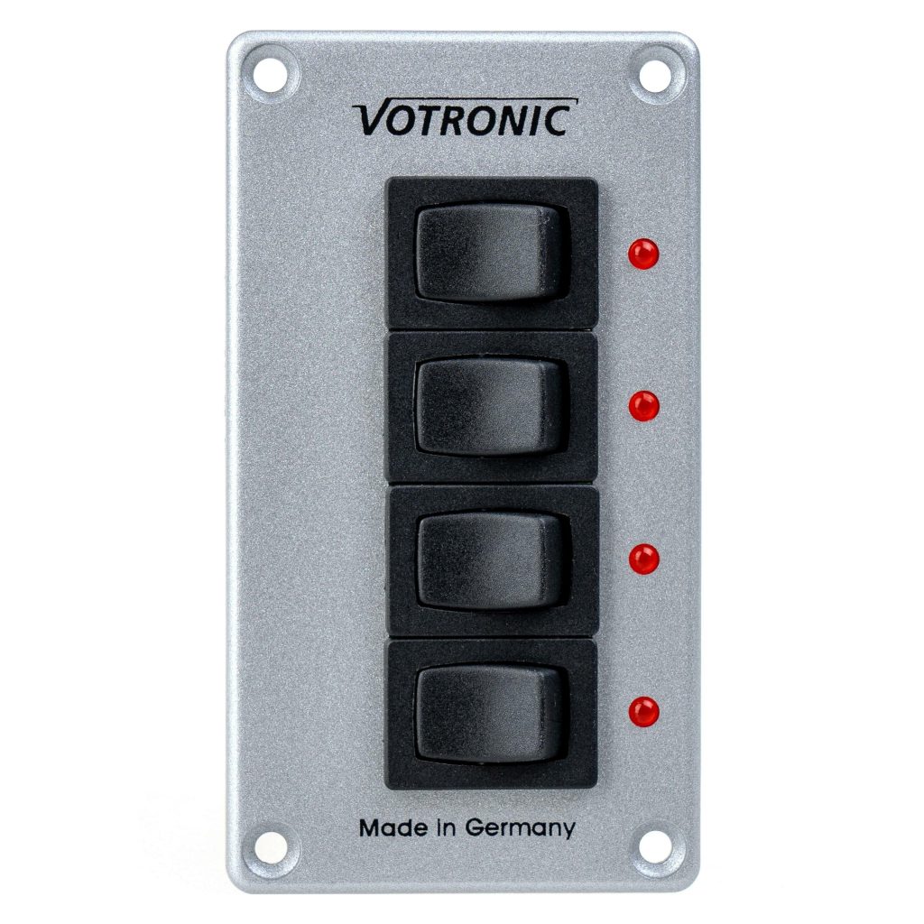 Votronic Schakelpaneel 4 schakelaars