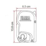 Fiamma F45S 400 Titanium-Royal Grey