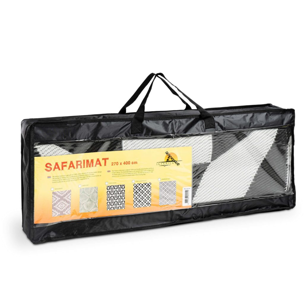 Safarimat tenttapijt 270 x 200 star flower black