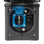 Buitenwand voortentaansluiting stekkerdoos