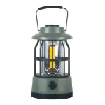 Vintage lantaarn groen met traploze dimfunctie