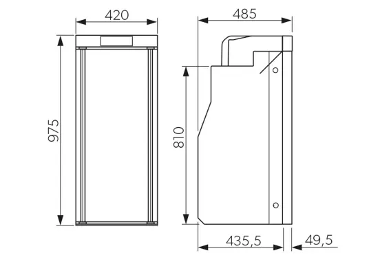 RC 10.4T 90L compressor koelkast