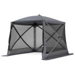 Quick Lodge 4 partytent 244 x 244 cm grijs