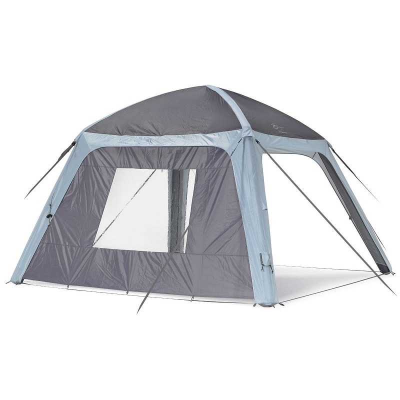 Bardani Quick Shelter 350 zijwand met raam grijs