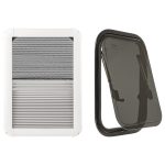 Klapraam inclusief combihor wit 350 x 500 mm